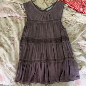 smoky purple tank